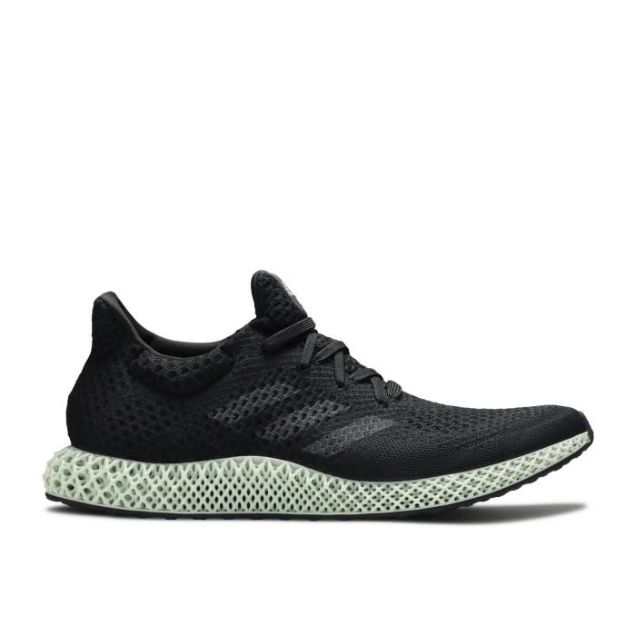 アディダス Adidas 【 Futurecraft 4D \u0027Core Black\u0027 2021 Men Core Black/Grey Three/Linen Green 】 メンズ 中核グループ 黒いこと 黒いこと 薄墨色 薄墨色 green 緑・緑であること