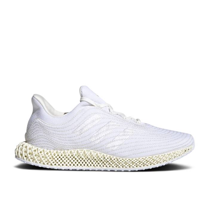 アディダス Adidas 【 Parley X Ultra 4D 'Cream White' Men Cream White/Cream White/Aluminium 】 ultra ウルトラ メンズ クリーム 白色 ホワイト｜スニケス