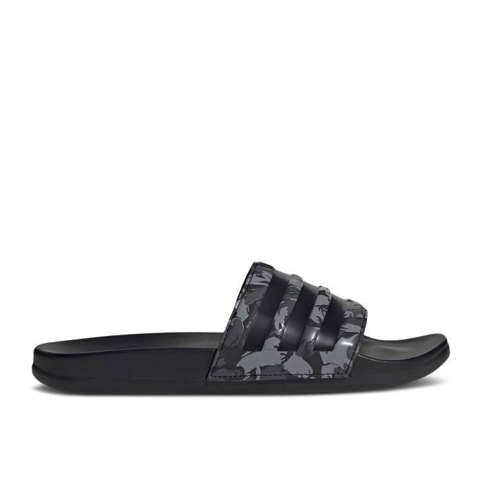 アディダス Adidas 【 Adilette Comfort Slide \u0027Grey Camo\u0027 Men Grey Three/Core Black/Grey Six 】 アディレッタ Slide サンダル メンズ 薄墨色 薄墨色 中核グループ 黒いこと 黒いこと