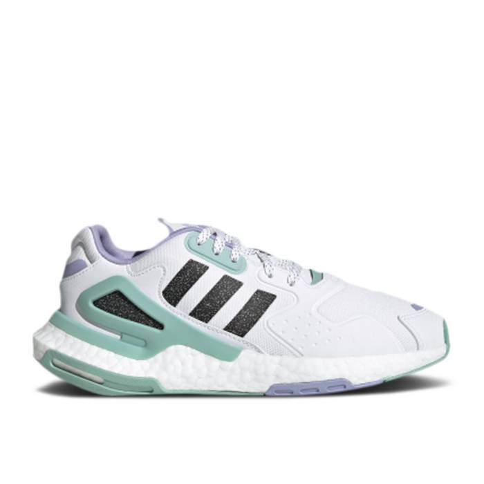 アディダス Adidas 【 Wmns Day Jogger 'White Hazy Green' Women Footwear White/Core Black/Hazy Green 】 ジョガーパンツ レディース 白色 ホワイト コア 黒色 ブラック green 緑・グリーン|スニケス