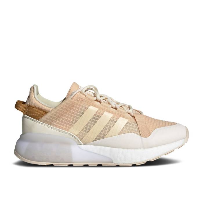 アディダス Adidas 【 Wmns Zx 2K Boost \u0027Halo Amber\u0027 Women Halo Amber/Halo Ivory/Cream White 】 ブースト レディース 象牙色 皮膚軟化剤 白いこと 白いこと