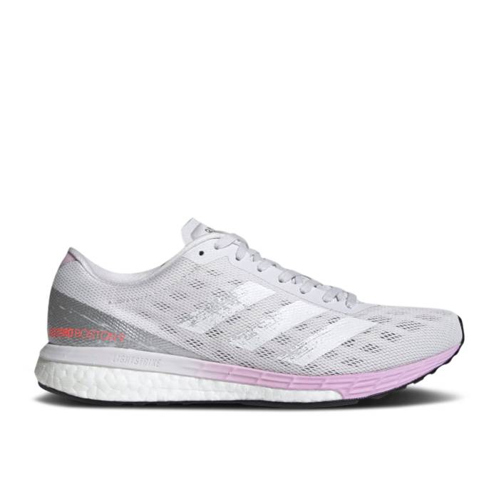 アディダス Adidas 【 Wmns Adizero Boston 9 \u0027Dash Grey Clear Lilac\u0027 Women Dash Grey/Cloud White/Clear Lilac 】 アディゼロ 豆の町 薄墨色 薄墨色 レディース 薄墨色 薄墨色 白いこと 白いこと