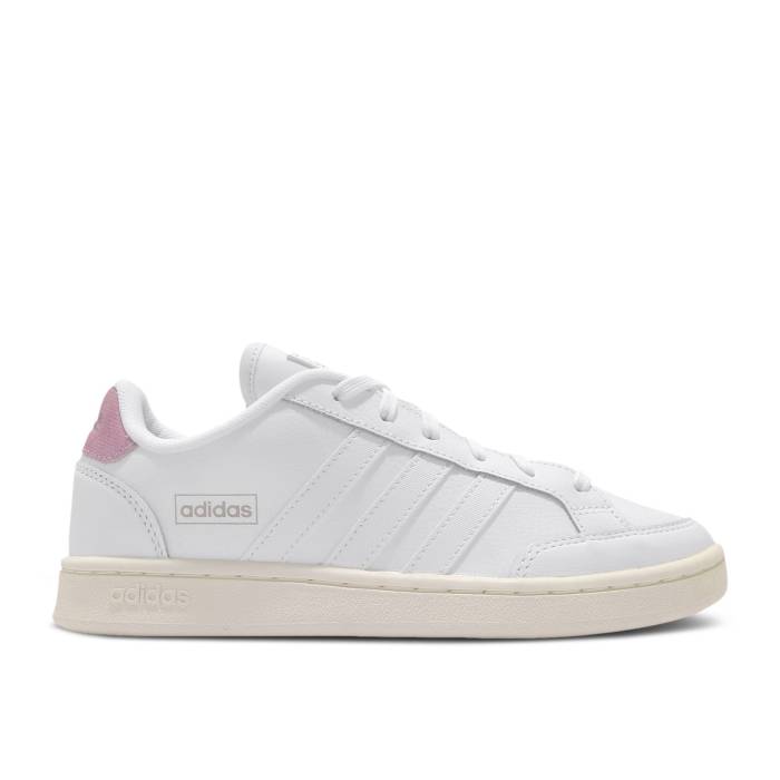 アディダス Adidas 【 Wmns Grand Court Se \u0027White Clear Lilac\u0027 Women Cloud White/Cloud White/Clear Lilac 】 地びた 厚地の外套 レディース 白いこと 白いこと