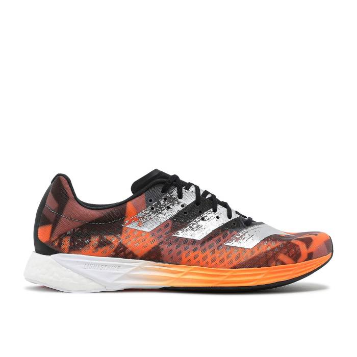 アディダス Adidas 【 Adizero Pro 'Signal Orange' Men Core Black/Silver Metallic/Signal Orange 】 アディゼロ プロ メンズ コア 黒色 ブラック Silver 銀色・シルバー orange 橙・オレンジ｜スニケス