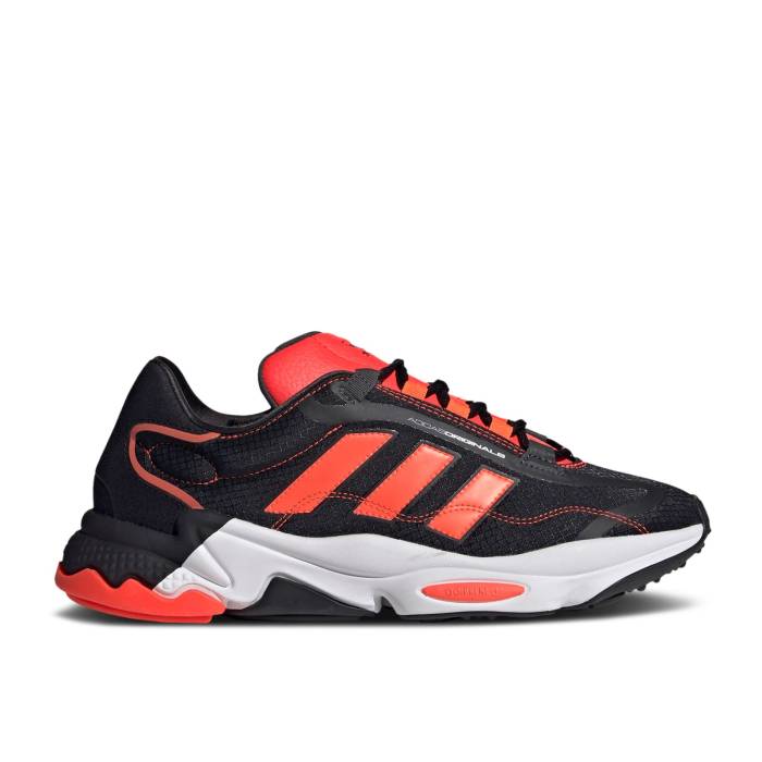 アディダス Adidas 【 Ozweego 'Black Solar Red' Men Core Black/Cloud White/Solar Red 】 メンズ コア 黒色 ブラック 白色 ホワイト Red 赤・レッド|スニケス