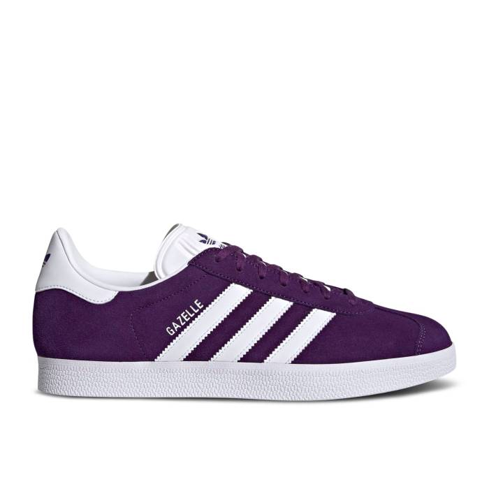 アディダス Adidas 【 Gazelle \u0027Rich Purple\u0027 Men Rich Purple/Cloud White/Cloud White 】 ガゼル メンズ Purple 紫・パープル 白いこと 白いこと