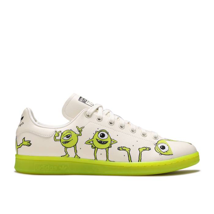 アディダス Adidas 【 Monsters Inc. X Stan Smith \u0027Mike Wazowski\u0027 Men Off White/Pantone/Core Black 】 メンズ 白いこと 白いこと 中核グループ 黒いこと 黒いこと