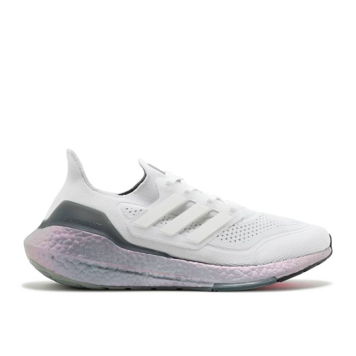 アディダス Adidas 【 Ultraboost 21 \u0027Crystal White Hazy Green\u0027 Men Crystal White/Crystal White/Hazy Green 】 白いこと 白いこと メンズ 白いこと 白いこと green 緑・緑であること