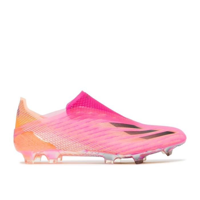 アディダス Adidas 【 X Ghosted+ Fg hock Pink Men Shock Pink/Core Black/Screaming Orange 】 メンズ ショック pink ピンク コア 黒色 ブラック orange 橙・オレンジ