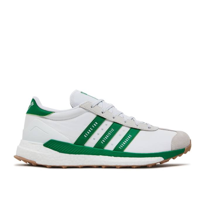 アディダス Adidas 【 Human Made X Country 'Gears For Futuristic Teenagers - White Green' Men Cloud White/Green/Off White 】 カントリー 白色 ホワイト メンズ 白色 ホワイト green 緑・グリーン