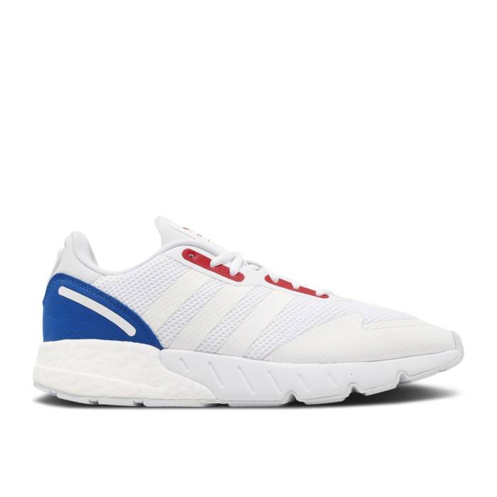アディダス Adidas 【 Zx 1K Boost \u0027White Blue\u0027 Men White/Blue/Red 】 ブースト メンズ 白いこと 白いこと 青味 青み Red 赤・赤いこと