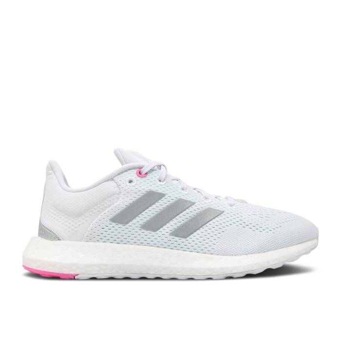 アディダス Adidas 【 Wmns Pureboost 21 \u0027White Silver Mint\u0027 Women Footwear White/Silver Metallic/Clear Mint 】 Silver しろがね色・しろがね色 レディース 白いこと 白いこと Silver しろがね色・しろがね色