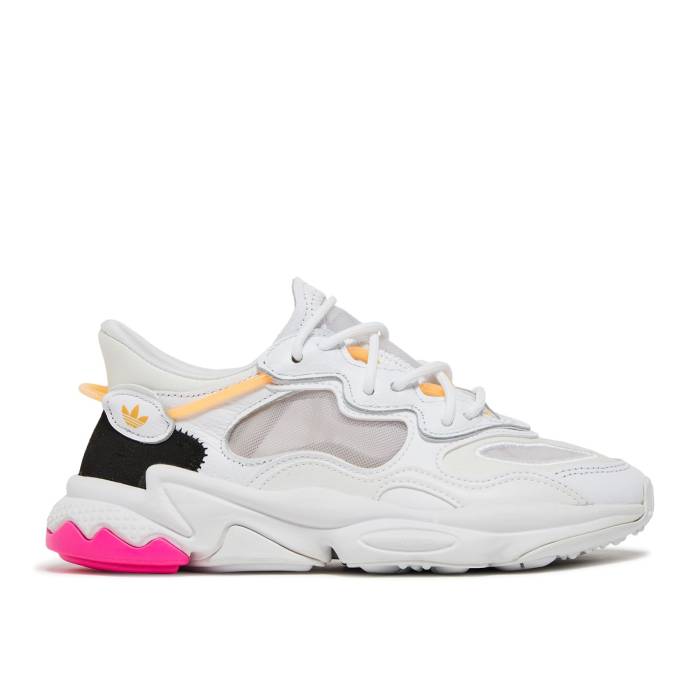 アディダス Adidas 【 Wmns Ozweego Lite \u0027White Hazy Orange\u0027 Women Cloud White/Cloud White/Hazy Orange 】 ともし火 レディース 白いこと 白いこと orange 橙・オレンジ色