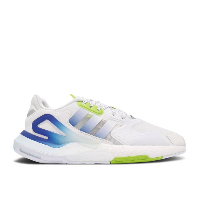 アディダス Adidas 【 Day Jogger White Polar Blue Men Cloud White/Polar Blue/Sky Tint/Acid Mint 】 ジョガーパンツ ポーラー メンズ 白色 ホワイト ポーラー 青色 ブルー スカイ