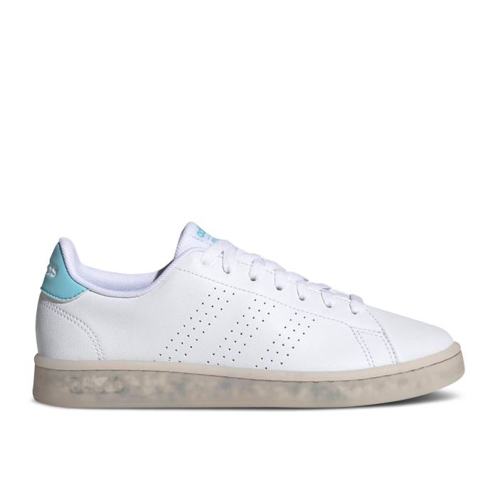 アディダス Adidas 【 Wmns Advantage \u0027White Hazy Sky\u0027 Women Cloud White/Cloud White/Hazy Sky 】 レディース 白いこと 白いこと 天の原