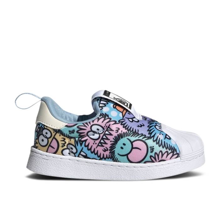 アディダス Adidas 【 Kevin Lyons X Superstar 360 Infant 'Monster' Infant Clear Sky/Clear Sky/Cloud White 】 ケビン Superstar スーパースター ベビー スカイ 白色 ホワイト|スニケス