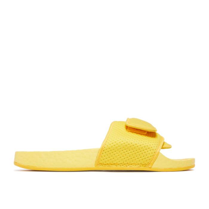 アディダス Adidas 【 Pharrell X Chancletas Hu Slides \u0027Bold Gold\u0027 Men Bold Gold/Bold Gold/Bold Gold 】 メンズ ゴールド