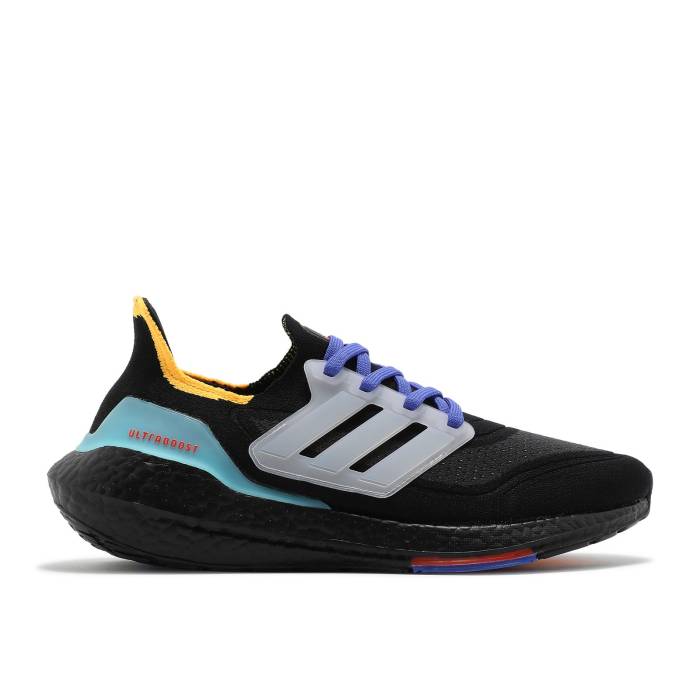 アディダス Adidas 【 Ultraboost 21 \u0027Black Pulse Aqua\u0027 Men Core Black/Cloud White/Pulse Aqua 】 メンズ 中核グループ 黒いこと 黒いこと 白いこと 白いこと アクア