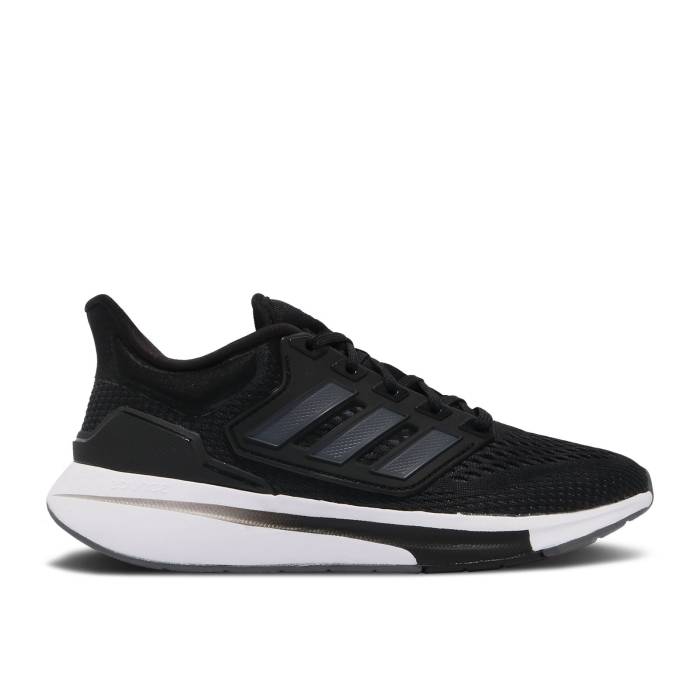 アディダス Adidas 【 Wmns Eq21 Run 'Black White' Women Core Black/Grey Five/Grey Six 】 ラン レディース コア 黒色 ブラック 灰色 グレー