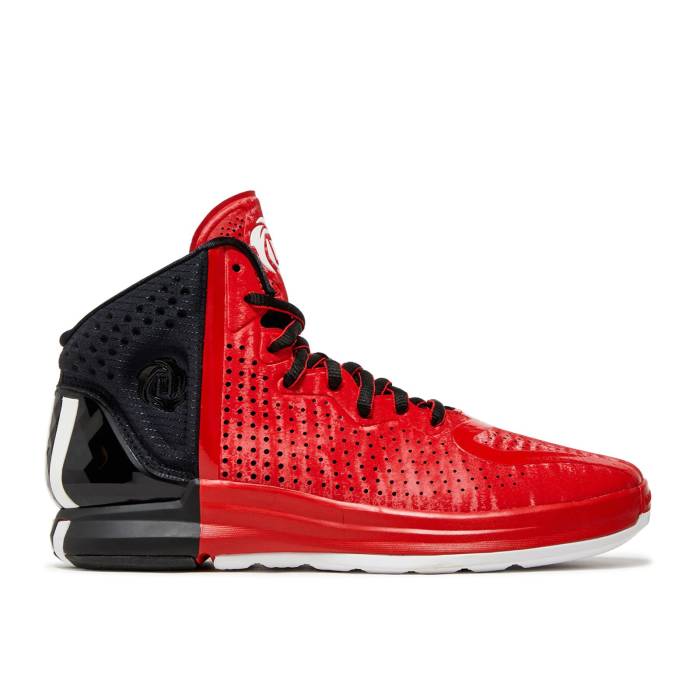 アディダス Adidas 【 D Rose 4 Evo \u0027Brenda\u0027 Men Scarlet/Core Black/Cloud White 】 Rose サクラ色 メンズ 中核グループ 黒いこと 黒いこと 白いこと 白いこと