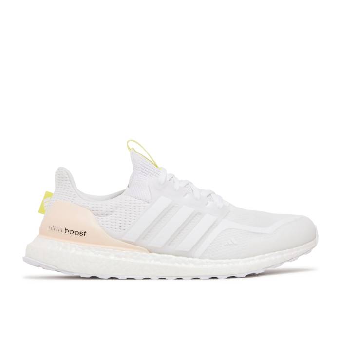 アディダス Adidas 【 Ultraboost 5.0 'White Pink' Men Cloud White/Cloud White/Silver Metallic 】 メンズ 白色 ホワイト Silver 銀色・シルバー