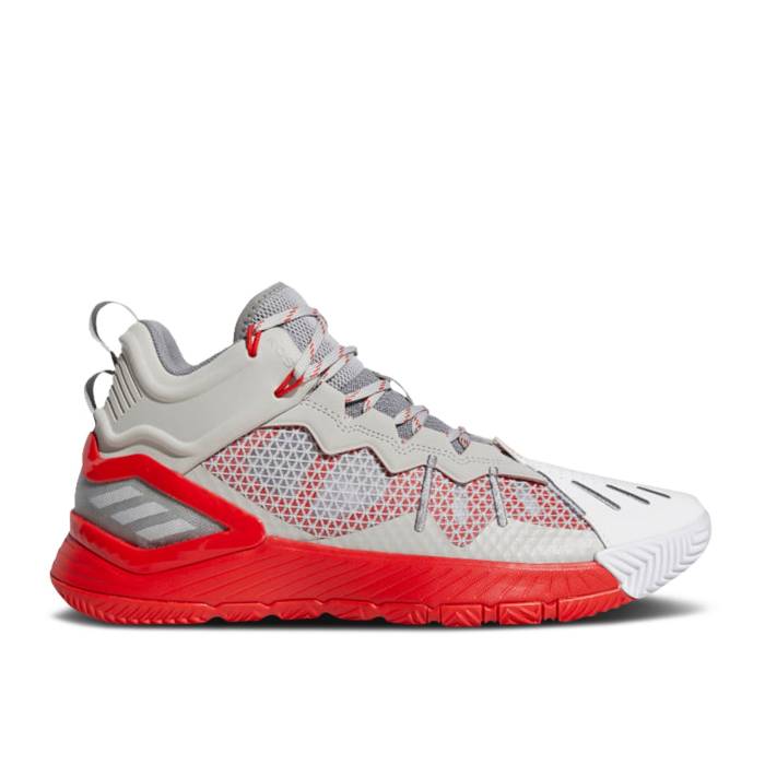 アディダス Adidas 【 D Rose Son Of Chi Godspeed - Grey Vivid Red Men Grey Two/Cloud White/Vivid Red 】 Rose ローズ 灰色 グレー メンズ 灰色 グレー 白色 ホワイト Red 赤・レッド