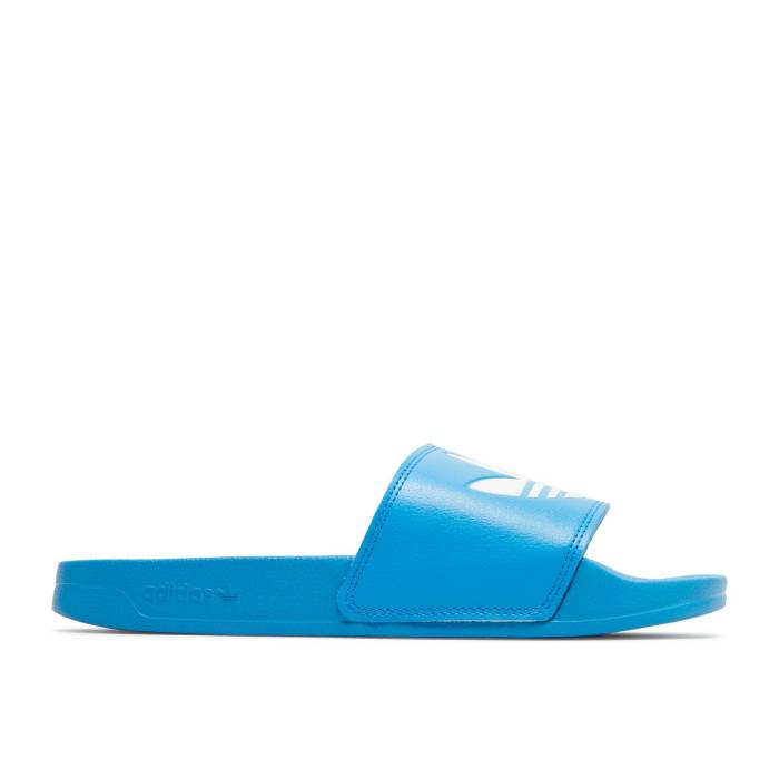 アディダス Adidas 【 Adilette Lite Slide \u0027Bright Blue\u0027 Men Bright Blue/Cloud White/Cloud White 】 アディレッタ 点火装置 Slide サンダル メンズ 青碧 青碧 白いこと 白いこと