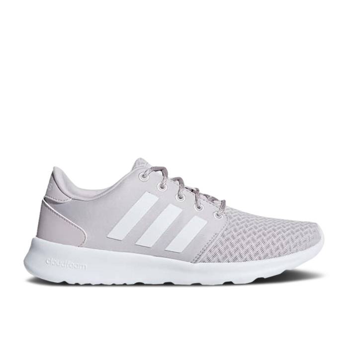 アディダス Adidas 【 Wmns Qt Racer \u0027Ice Purple\u0027 Women Ice Purple/Footwear White/Light Granite 】 レディース Purple 紫・パープル 白いこと 白いこと