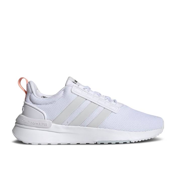 アディダス Adidas 【 Wmns Racer Tr21 \u0027White Halo Blue\u0027 Women Cloud White/Crystal White/Halo Blue 】 レディース 白いこと 白いこと 青味 青み