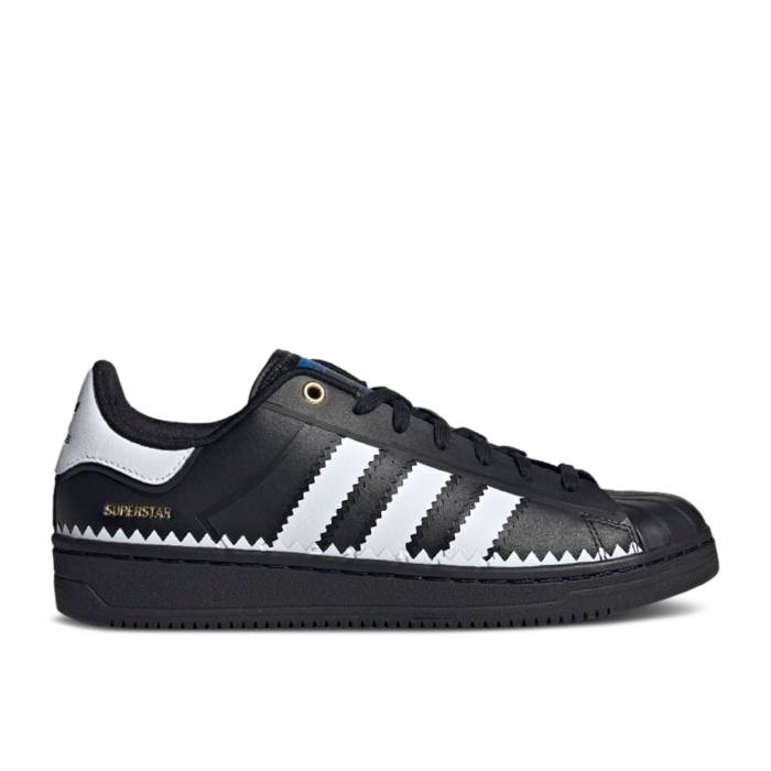 アディダス Adidas 【 Superstar Ot Tech \u0027Black White\u0027 Men Core Black/Cloud White/Blue Bird 】 Superstar はやりっ児 テック メンズ 中核グループ 黒いこと 黒いこと 白いこと 白いこと 青み 青色