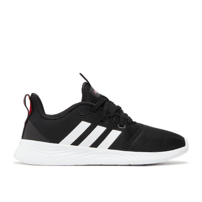 アディダス Adidas 【 Wmns Puremotion \u0027Black White\u0027 Women Core Black/Cloud White/Team Real Magenta 】 レディース 中核グループ 黒いこと 黒いこと 白いこと 白いこと Team 野球クラブ レアル マジェンタ