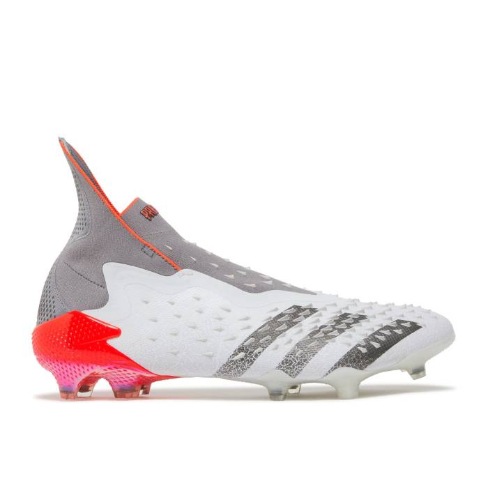 アディダス Adidas 【 Predator Freak+ Fg Demonskin - White Solar Red Men Cloud White/Iron Metallic/Solar Red 】 プレデター 白色 ホワイト メンズ 白色 ホワイト Red 赤・レッド