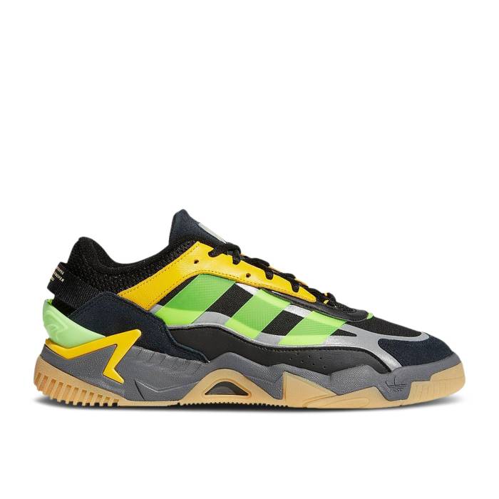 アディダス Adidas 【 Niteball 2 \u0027Black Signal Green\u0027 Men Black/Signal Green/Gum 3 】 メンズ 黒いこと 黒いこと green 緑・緑であること