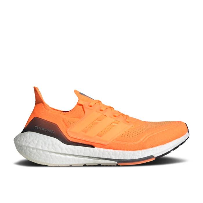 アディダス Adidas 【 Ultraboost 21 'Screaming Orange' Men Screaming Orange/Cloud White/Blue Oxide 】 メンズ orange 橙・オレンジ 白色 ホワイト 青色 ブルー|スニケス