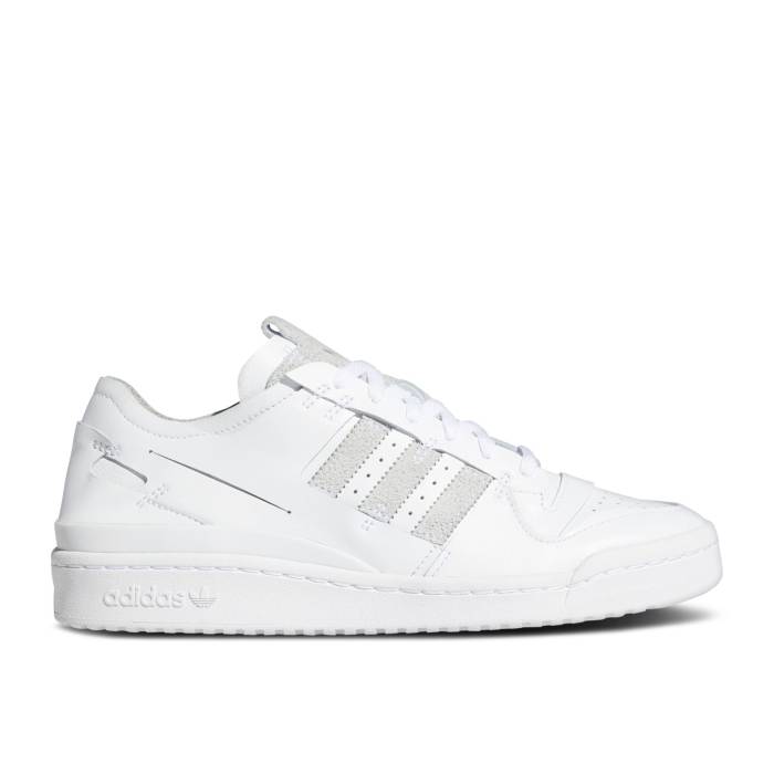 アディダス Adidas 【 Forum 84 Low \u0027Minimalist Icons - Cloud White\u0027 Men Cloud White/Cloud White/Cloud White 】 討論会 メンズ 白いこと 白いこと