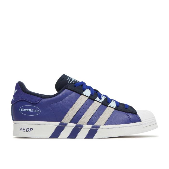 アディダス Adidas 【 Superstar 'Extended Midfoot Stripes - Legacy Indigo' Men Legacy Indigo/Cloud White/Legend Ink 】 Superstar スーパースター legacy レガシー メンズ legacy レガシー 藍色・インディゴ 白色 ホワイト Leg｜スニケス