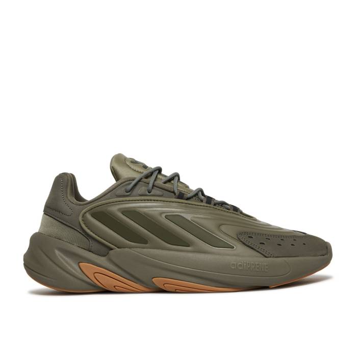 アディダス Adidas 【 Ozelia \u0027Trace Cargo Gum\u0027 Men Trace Cargo/Medium Dark Khaki/Night Metallic 】 積貨委託貨物 メンズ 積貨委託貨物 カーキ ナイト爵