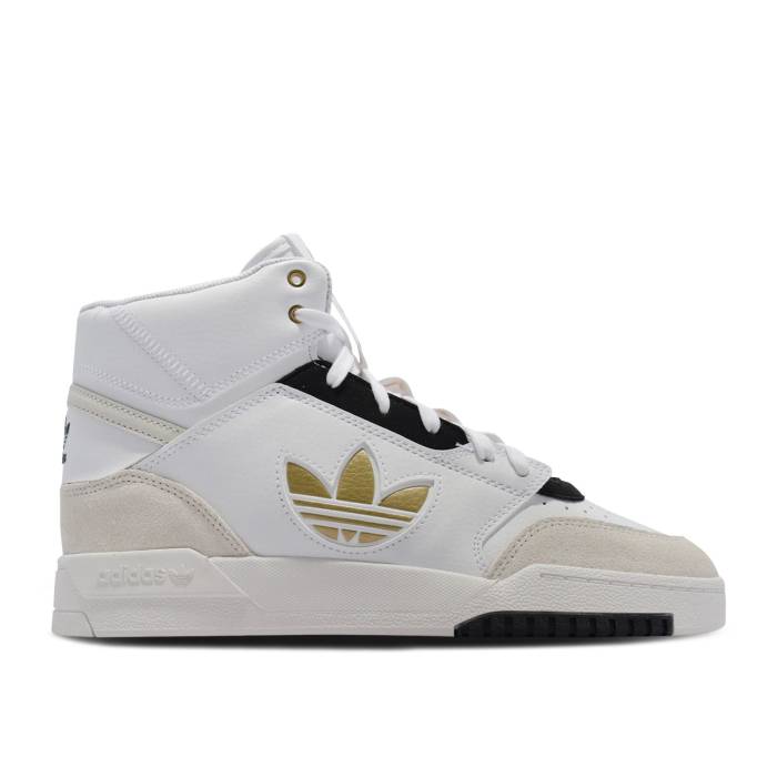 アディダス Adidas 【 Drop Step Xl 'White Gold Metallic' Men Footwear White/Green/Orbit Grey 】 ゴールド メンズ 白色 ホワイト green 緑・グリーン 灰色 グレー