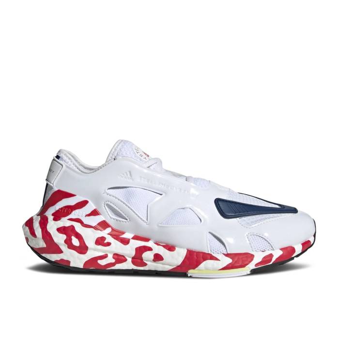 アディダス Adidas 【 Stella Mccartney X Wmns Ultraboost 22 \u0027Scarlet Leopard\u0027 Women Cloud White/Scarlet/Pearl Citrine 】 レディース 白いこと 白いこと パール