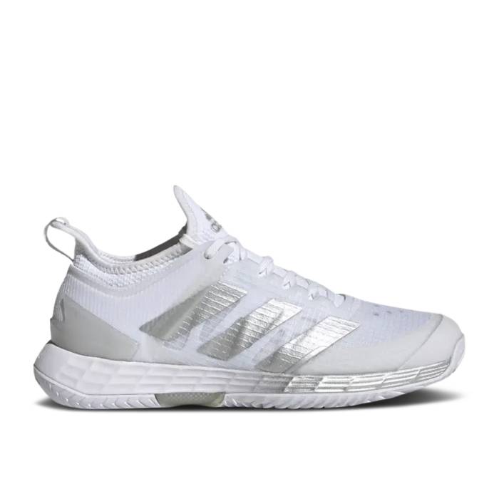 アディダス Adidas 【 Wmns Adizero Ubersonic 4 'White Silver Metallic' Women Cloud White/Silver Metallic/Grey Two 】 アディゼロ Silver 銀色・シルバー レディース 白色 ホワイト Silver 銀色・シルバー 灰色 グレー｜スニケス