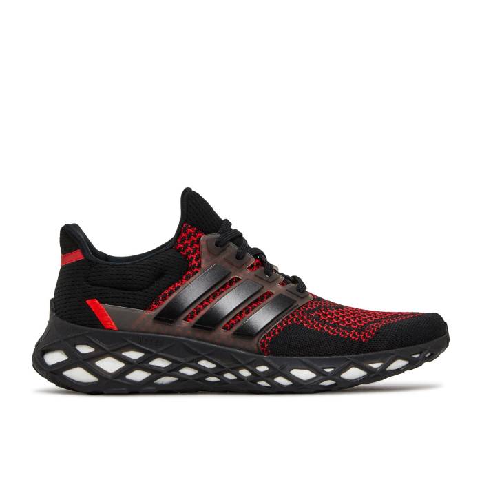 アディダス Adidas 【 Ultraboost Web Dna Black Vivid Red Men Core Black/Core Black/Vivid Red 】 メンズ コア 黒色 ブラック Red 赤・レッド