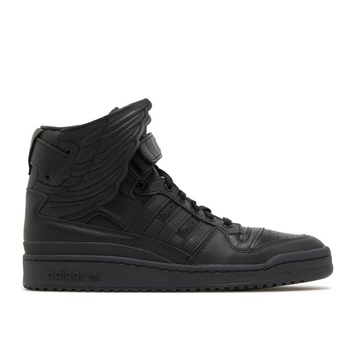 アディダス Adidas 【 Jeremy Scott X Wings 4.0 \u0027Core Black\u0027 Men Core Black/Core Black/Cloud White 】 ジェレミー メンズ 中核グループ 黒いこと 黒いこと 白いこと 白いこと