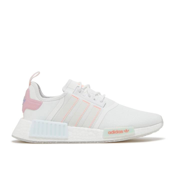 アディダス Adidas 【 Wmns Nmd_R1 \u0027White Acid Red\u0027 Women Cloud White/Cloud White/Acid Red 】 レディース 白いこと 白いこと Red 赤・赤いこと