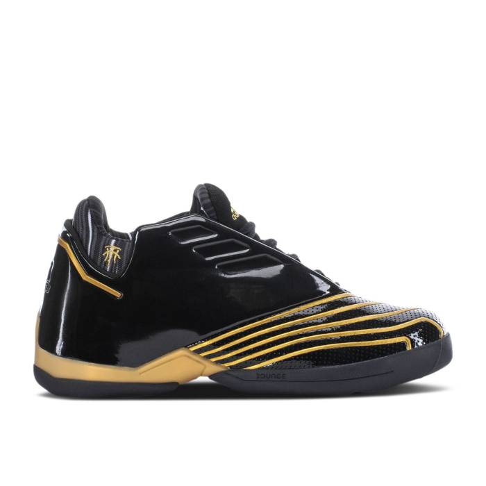 アディダス Adidas 【 T-Mac 2 Restomod 'Black Gold Metallic' Men Core Black/Gold Metallic/Dark Solid Grey 】 ゴールド メンズ コア 黒色 ブラック ゴールド ソリッド 灰色 グレー