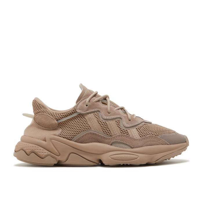 アディダス Adidas 【 Wmns Ozweego 'Chalky Brown' Women Chalky Brown/Chalky Brown/Chalk Pearl 】 レディース 茶色 ブラウン パール｜スニケス