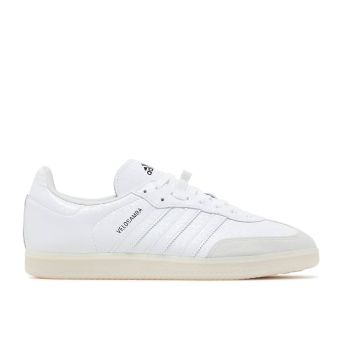 アディダス Adidas 【 Velosamba Vegan \u0027Cloud White\u0027 Men Cloud White/Cloud White/Core Black 】 メンズ 白いこと 白いこと 中核グループ 黒いこと 黒いこと