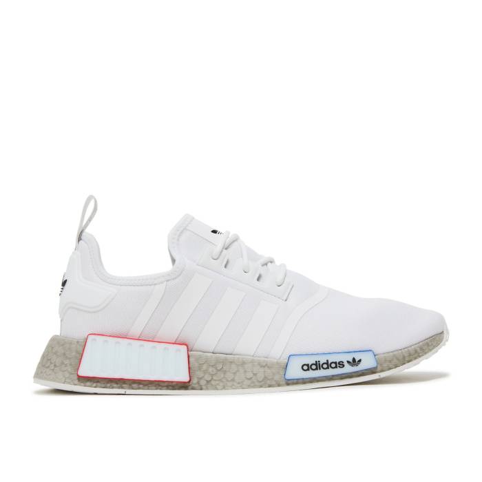 アディダス Adidas 【 Nmd_R1 \u0027White Grey\u0027 Men Cloud White/Cloud White/Grey One 】 メンズ 白いこと 白いこと 薄墨色 薄墨色