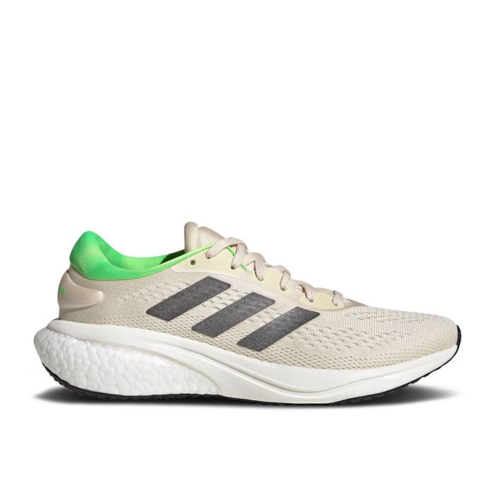 アディダス Adidas 【 Wmns Supernova 2 \u0027Ecru Tint Solar Green\u0027 Women Ecru Tint/Night Metallic/Solar Green 】 スーパーノバ・ノヴァ レディース ナイト爵 green 緑・緑であること レディース靴-スニーカー-靴