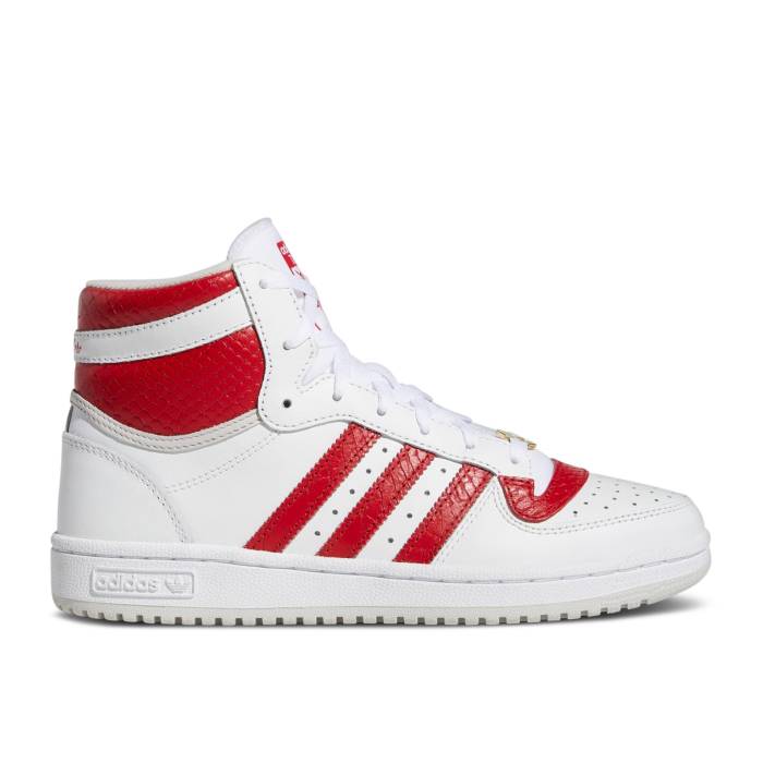 アディダス Adidas 【 Wmns Top Ten Rb 'White Power Red' Women Cloud White/Power Red/Grey One 】 Power パワー レディース 白色 ホワイト Power パワー Red 赤・レッド 灰色 グレー