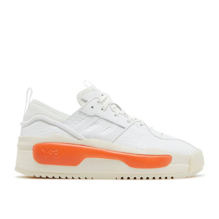 アディダス Adidas 【 Y-3 Hokori 2 \u0027White Orange\u0027 Men Core White/Cream White/Orange 】 メンズ 中核グループ 白いこと 白いこと 皮膚軟化剤 orange 橙・オレンジ色